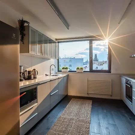 5br+2bath Old Town Industrial Penthouse, A/c * Prague