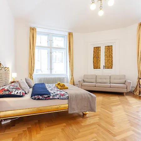 Royal Apartment By Charles Bridge View Of Saint Nicholas Church Prague