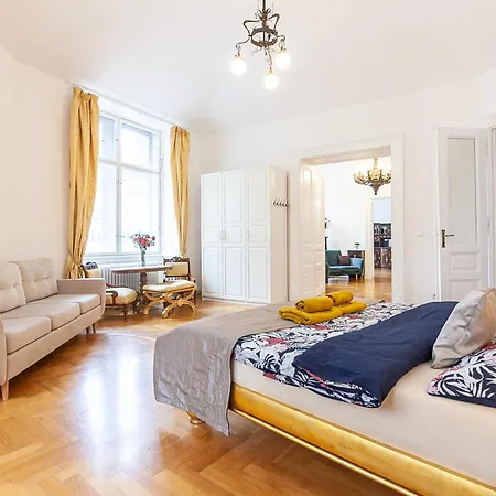 Royal Apartment By Charles Bridge View Of Saint Nicholas Church * Prague