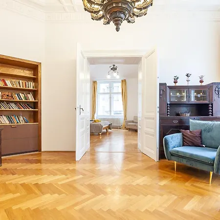 Royal Apartment By Charles Bridge View Of Saint Nicholas Church * Prague