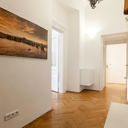Royal Apartment By Charles Bridge View Of Saint Nicholas Church Prague