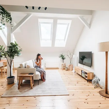 Modern Sunlit Loft With A/c In Prime Location