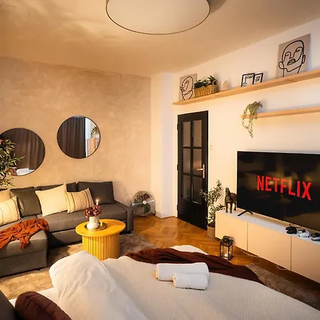 아파트 2br 1,5bath Chic Near Wenceslas Square 프라하
