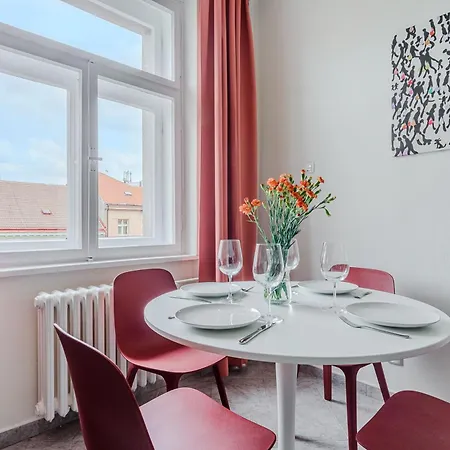 With 3 Bedroom For Family Apartment Prague