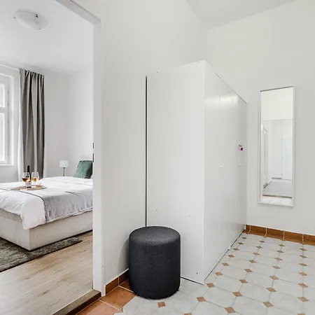 With 3 Bedroom For Family Prague