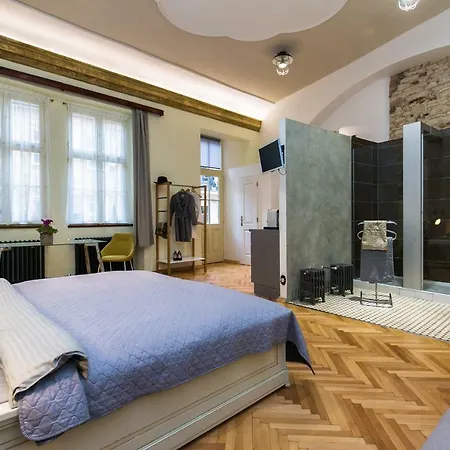 Nebovidy I - Historic Centre - Terrace - Air Conditioning Apartman