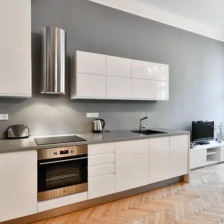 Cityscape Wenceslas Square Apartment Prag