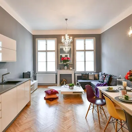 Cityscape Wenceslas Square Apartment Prag