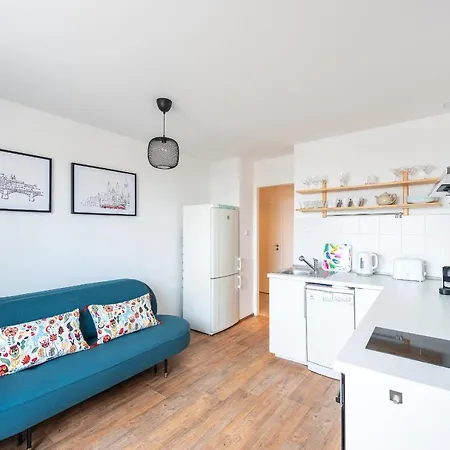 Apartmán Bright Charming With Terrace, Parking & Airco. Praha