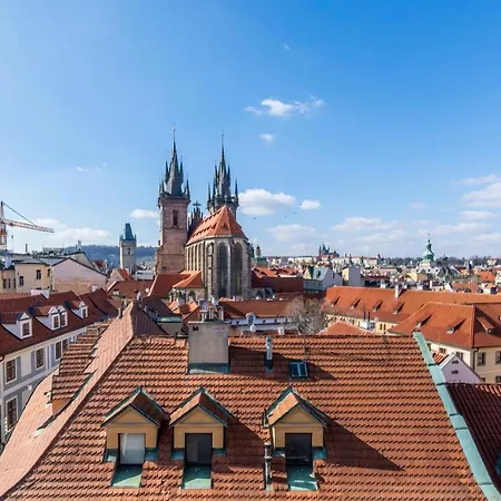 Stupartska - Tyn Church View With Terrace Apartment *