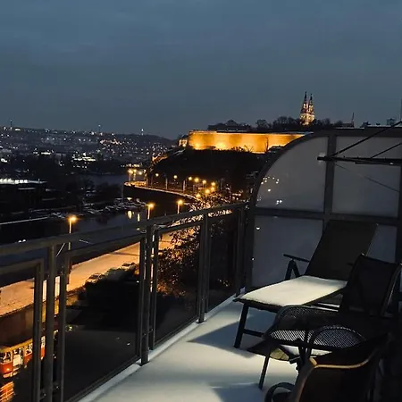 Panorama Podolske Nabrezi Prag