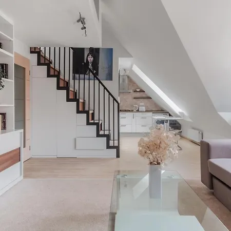Attic Maisonette In Stresovice By Days * Prague
