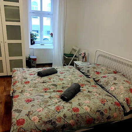 With Double Bed In Zizkov - Shared Bathroom Prague