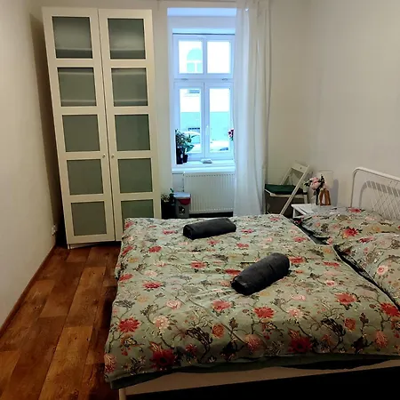 With Double Bed In Zizkov - Shared Bathroom Homestay Prague