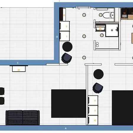 Jana's Wow Apt, 2br, Metro Next Door, Near The Airport Appartement Praag