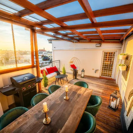 A/c Lux Rooftop 6br+3.5bath Wenceslas Square Apartamento