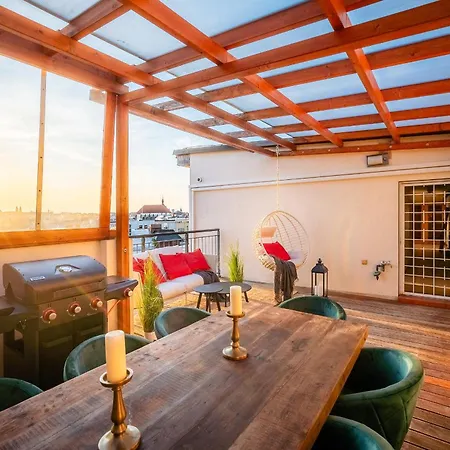 Apartamento A/c Lux Rooftop 6br+3.5bath Wenceslas Square *