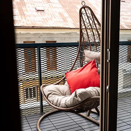 Apartments With Large Balcony, Parking Prague