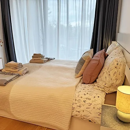 Apartment New Studio, King Bed, Free Parking, Terrace Prague