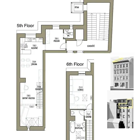 Charming Duplex Loft In Center *