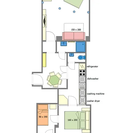 1000 And 1 Night In Center Apartment Prague