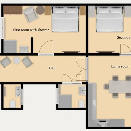 Prekrasny 2bdr Na Praze 1 Apartment Prague
