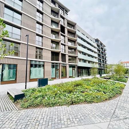 New Building New At Andel Metro Station Apartment Prag